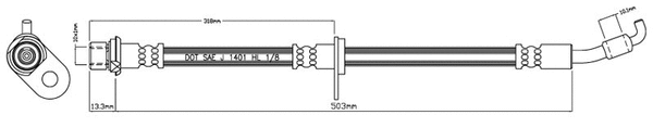 Brake Hose (VBJ129)