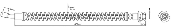 Brake Hose (VBH1047)
