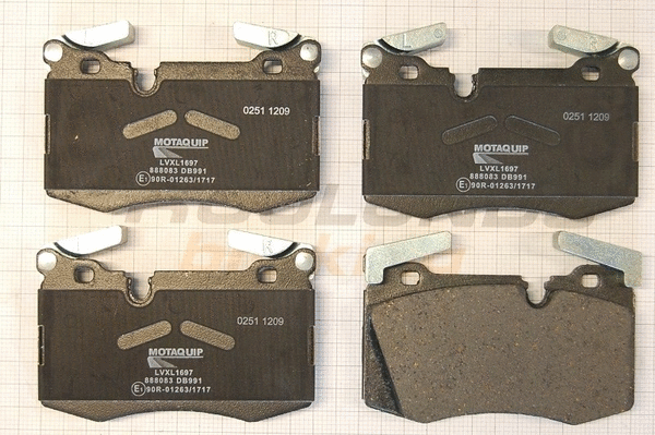 Brake Pad Set, disc brake (LVXL1697)