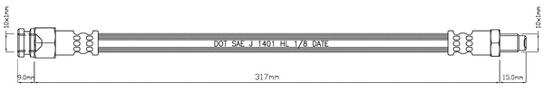 Brake Hose (VBH788)