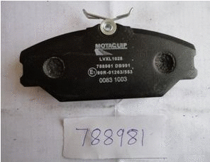 Brake Pad Set, disc brake (LVXL1028)