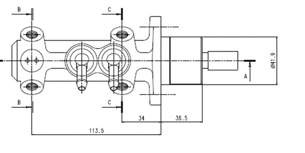 Brake Master Cylinder (VMC213)