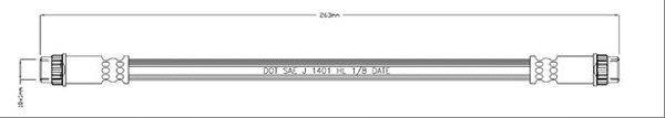 Brake Hose (VBJ222)