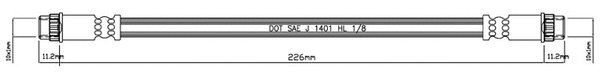 Brake Hose (VBH880)