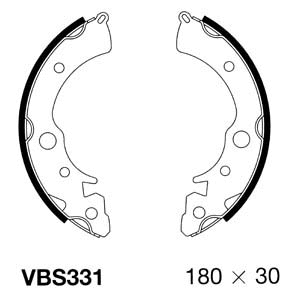 Brake Shoe Set (VBS331)