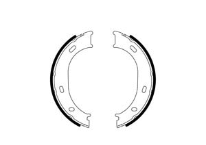 Brake Shoe Set, parking brake (VBS673)