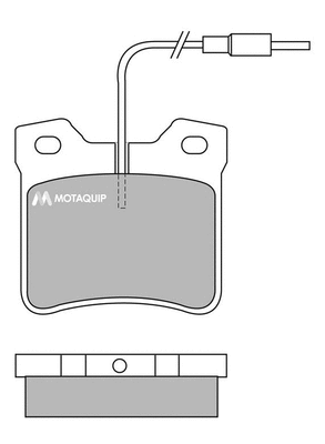 Brake Pad Set, disc brake (LVXL601)