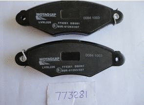 Brake Pad Set, disc brake (LVXL220)