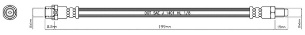 Brake Hose (VBJ194)