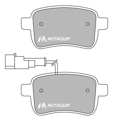 Brake Pad Set, disc brake (LVXL1676)