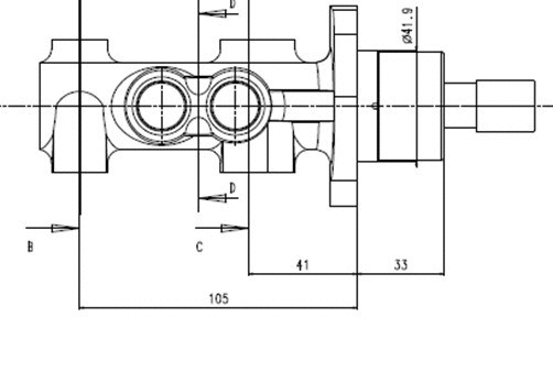 Brake Master Cylinder (VMC203)