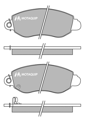 Brake Pad Set, disc brake (LVXL644)