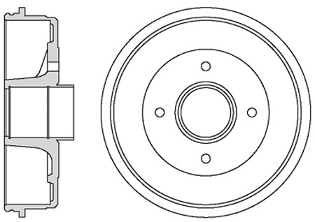 Brake Drum (VBE601)