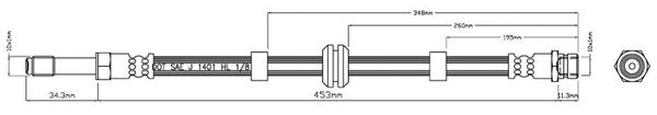 Brake Hose (VBH854)