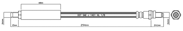 Brake Hose (VBH910)