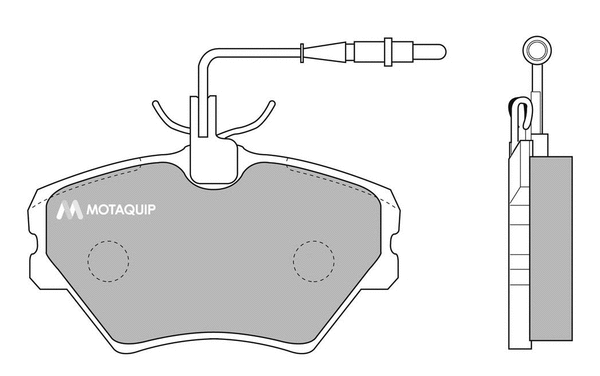Brake Pad Set, disc brake (LVXL760)