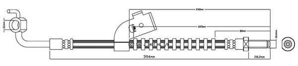 Brake Hose (VBH973)
