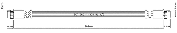 Brake Hose (VBJ617)