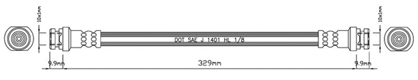 Brake Hose (VBJ475)