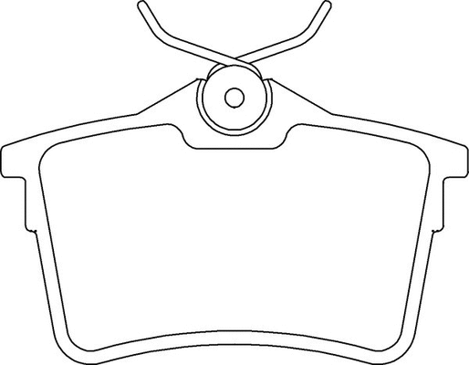 Brake Pad Set, disc brake (LVXL1639)