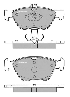 Brake Pad Set, disc brake (LVXL467)