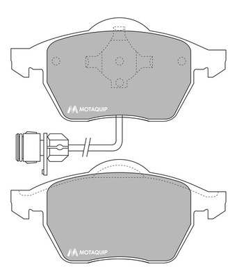 Brake Pad Set, disc brake (LVXL699)
