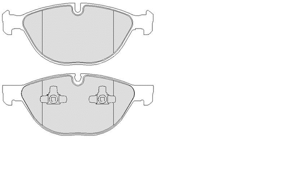 Brake Pad Set, disc brake (LVXL1652)