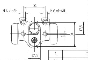Wheel Brake Cylinder (VWC720)