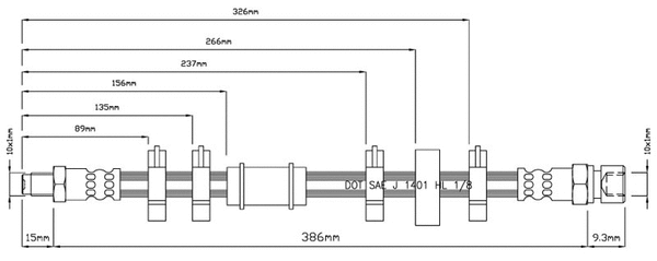 Brake Hose (VBH765)