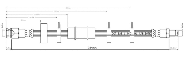 Brake Hose (VBH764)