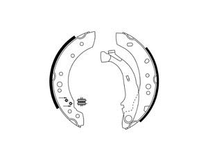 Brake Shoe Set (VBS662)