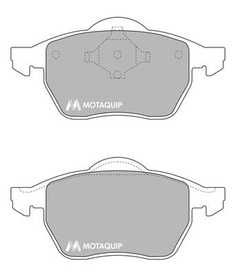 Brake Pad Set, disc brake (LVXL873)