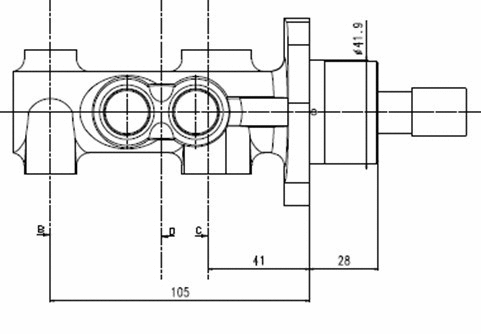 Brake Master Cylinder (VMC208)