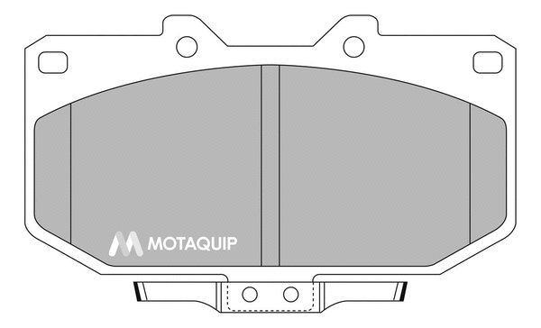 Brake Pad Set, disc brake (LVXL610)