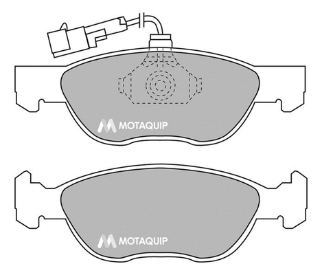 Brake Pad Set, disc brake (LVXL870)