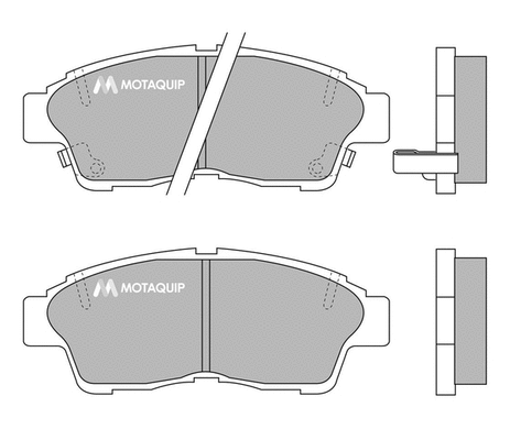 Brake Pad Set, disc brake (LVXL734)