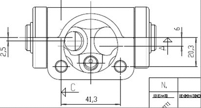 Wheel Brake Cylinder (VWC544)