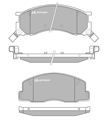 Brake Pad Set, disc brake (LVXL737)