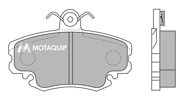 Brake Pad Set, disc brake (LVXL848)
