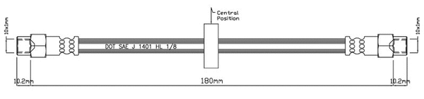 Brake Hose (VBH295)