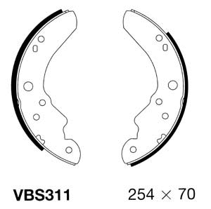 Brake Shoe Set (VBS311)