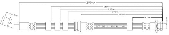 Brake Hose (VBH1012)