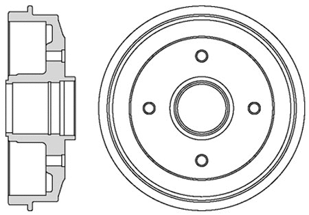 Brake Drum (VBD646)