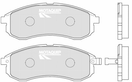 Brake Pad Set, disc brake (LVXL1241)