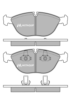 Brake Pad Set, disc brake (LVXL140)