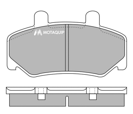 Brake Pad Set, disc brake (LVXL537)