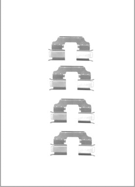 Accessory Kit, disc brake pad (LVMK1120)