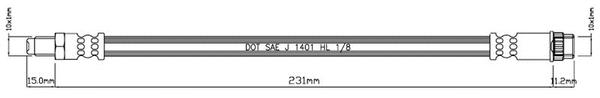 Brake Hose (VBH501)