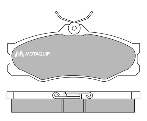Brake Pad Set, disc brake (LVXL693)