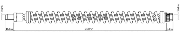 Brake Hose (VBH742)